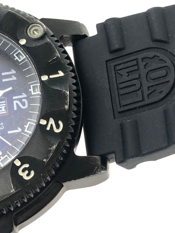 【中古品】【メンズ】 LUMINOX ルミノックス F-117 NIGHTHAWK 3400-200 ナイトホーク クォーツ 腕時計 197-251219-SY-04-iwa カラー：ブラック 万代Net店
