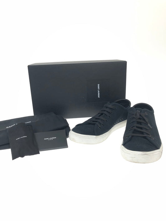 【中古品】【メンズ】 SAINT LAURENT サンローラン MALIBU LT SNEAKER 606408-GUZ20 マリブ ローカット スニーカー 靴 183-241225-SY-11-iwa サイズ：42 カラー：ブラック 万代Net店