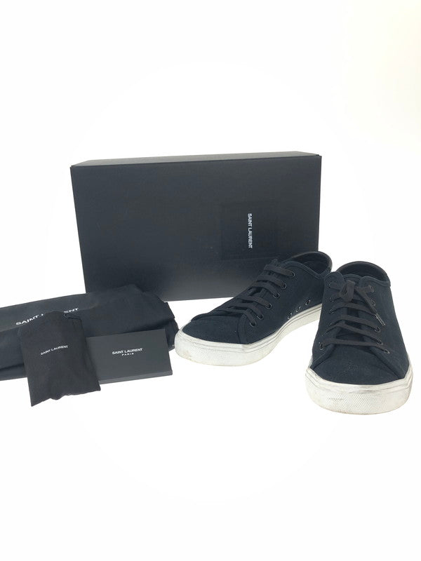 【中古品】【メンズ】 SAINT LAURENT サンローラン  MALIBU LT SNEAKER 606408-GUZ20 マリブ ローカット スニーカー 靴 183-241225-SY-11-iwa サイズ：42 カラー：ブラック 万代Net店