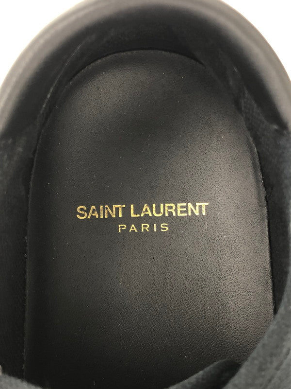 【中古品】【メンズ】 SAINT LAURENT サンローラン  MALIBU LT SNEAKER 606408-GUZ20 マリブ ローカット スニーカー 靴 183-241225-SY-11-iwa サイズ：42 カラー：ブラック 万代Net店