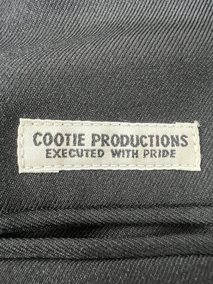 【中古品】【メンズ】 COOTIE クーティー 23SS POLYESTER TWILL PIN TUCK EASY PANTS CTE-23S117 ポリエステルツイル ピンタックイージーパンツ ボトムス 153-260628-kk-02-hon サイズ：L カラー：ブラック 万代Net店