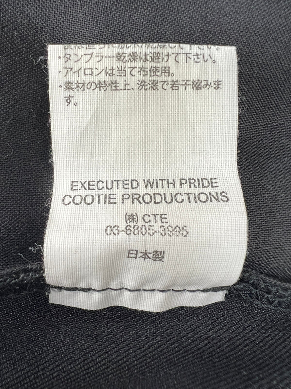 【中古品】【メンズ】 COOTIE クーティー 23SS POLYESTER TWILL PIN TUCK EASY PANTS CTE-23S117 ポリエステルツイル ピンタックイージーパンツ ボトムス 153-260628-kk-02-hon サイズ：L カラー：ブラック 万代Net店