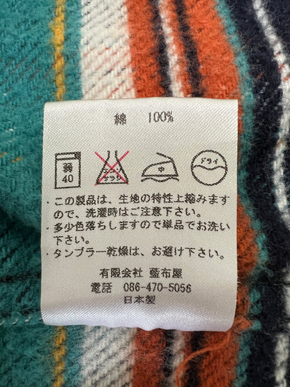 【中古品】【メンズ】 MOMOTARO JEANS 桃太郎ジーンズ L/S FLANNEL CHECK SHIRT ロングスリーブ フランネル チェックシャツ 長袖 トップス 145-260815-kk-03-hon サイズ：40 カラー：マルチカラー 万代Net店