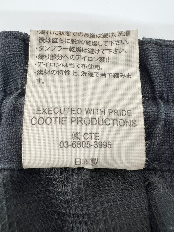 【中古品】【メンズ】 COOTIE クーティー 22SS T/C PANAMA 2 TUCK EASY SHORTS CTE-22S110 T/C パナマ 2タック イージーショーツ ボトムス ショートパンツ ハーフパンツ 153-260628-kk-01-hon サイズ：XL カラー：ブラック 万代Net店