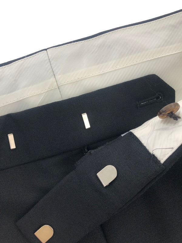 【中古品】【メンズ】 WACKO MARIA ワコマリア DORMEUIL PLEATED TROUSERS GUILTY PARTIES ドーメル プレイテッド トラウザーズ ボトムス パンツ スラックス 153-250127-SY-05-iwa サイズ：XL カラー：ブラック 万代Net店