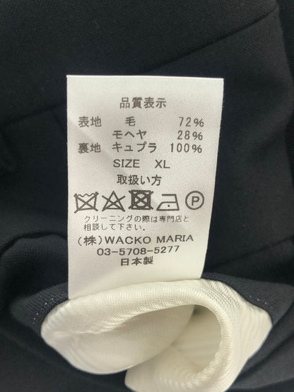 【中古品】【メンズ】 WACKO MARIA ワコマリア DORMEUIL PLEATED TROUSERS GUILTY PARTIES ドーメル プレイテッド トラウザーズ ボトムス パンツ スラックス 153-250127-SY-05-iwa サイズ：XL カラー：ブラック 万代Net店