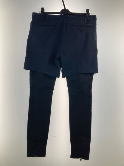 【中古品】【レディース】 DIESEL BLACK GOLD ディーゼルブラックゴールド PASSEGER PANTALONI LAYERED PANTS 00SUX9-BGNHD パッセジャーパンタローニレイヤードパンツ ボトムス 158-260917-YS-09-hon サイズ：44 カラー：ブラック 万代Net店