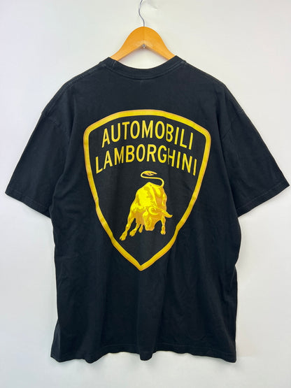 【中古品】【メンズ】 Supreme シュプリーム 20SS AUTOMOBILI LAMBORGHINI TEE オートモービル ランボルギーニ Tシャツ 半袖 トップス 149-260705-kk-01-hon サイズ：XL カラー：ブラック 万代Net店