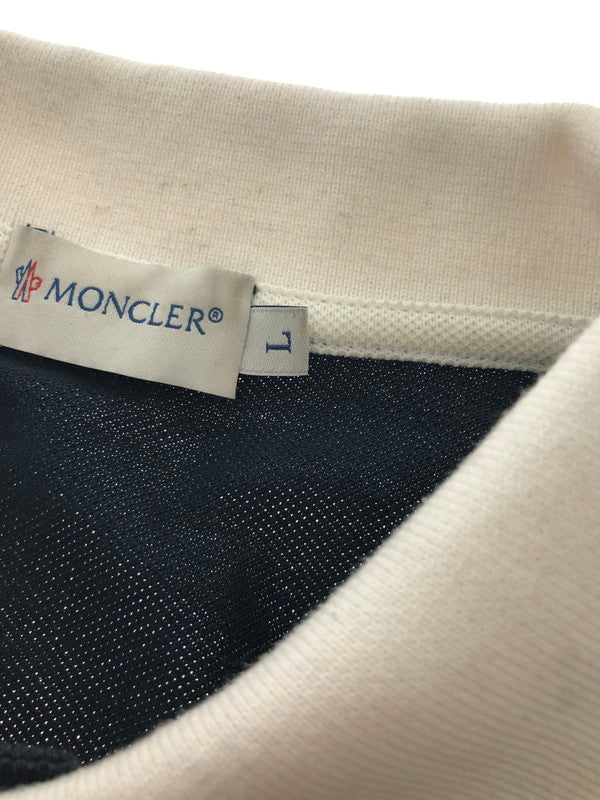 【中古品】【メンズ】 MONCLER モンクレール MAGLIA POLO MANICA CRTA 510918309850 84093 マグリア ポロシャツ 半袖 トップス 141-250218-OR-06-iwa サイズ：L カラー：ネイビー 万代Net店