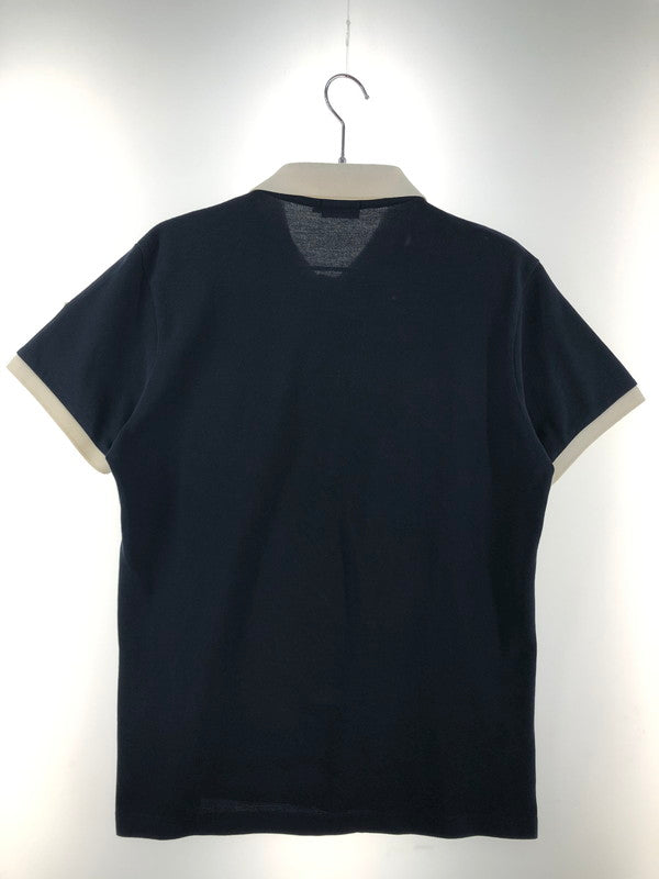 【中古品】【メンズ】 MONCLER モンクレール MAGLIA POLO MANICA CRTA 510918309850 84093 マグリア ポロシャツ 半袖 トップス 141-250218-OR-06-iwa サイズ：L カラー：ネイビー 万代Net店