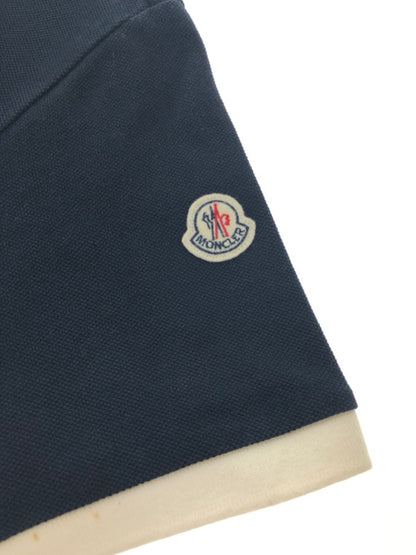 【中古品】【メンズ】 MONCLER モンクレール MAGLIA POLO MANICA CRTA 510918309850 84093 マグリア ポロシャツ 半袖 トップス 141-250218-OR-06-iwa サイズ：L カラー：ネイビー 万代Net店