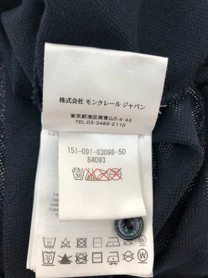 【中古品】【メンズ】 MONCLER モンクレール MAGLIA POLO MANICA CRTA 510918309850 84093 マグリア ポロシャツ 半袖 トップス 141-250218-OR-06-iwa サイズ：L カラー：ネイビー 万代Net店