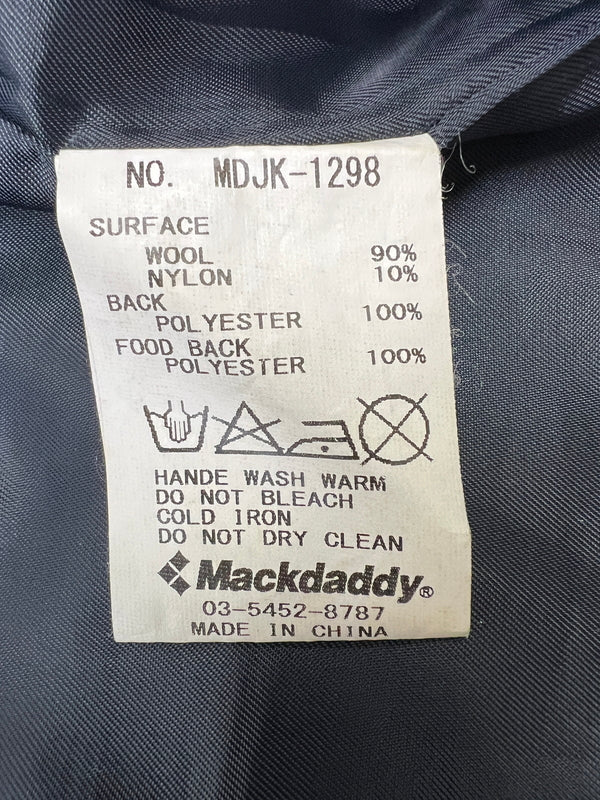 【中古品】【メンズ】 MACKDADDY マックダディー WOOL DUFFLE COAT MDJK-1298 ウールダッフルコート アウター 142-260918-YS-06-hon サイズ：M カラー：濃紺 万代Net店
