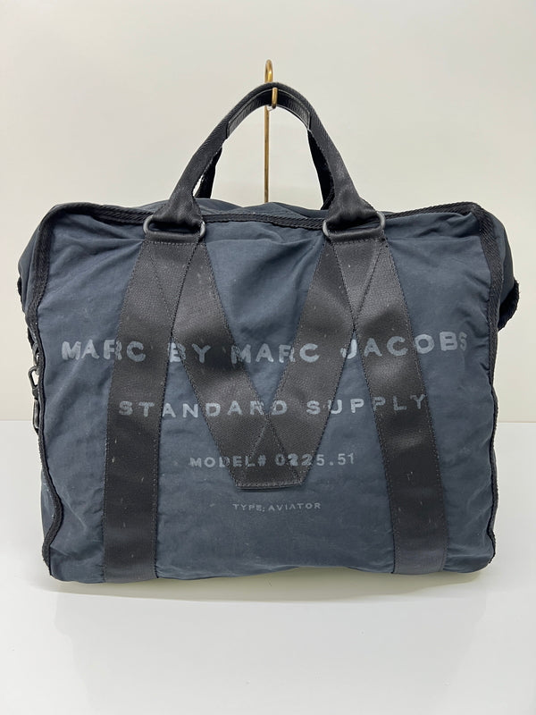 【中古品】【メンズ/レディース】 MARC BY MARC JACOBS マークバイマークジェイコブス AVIATOR 2WAY SHOULDER BAG 0225.51 アビエイター 2ウェイ ショルダーバッグ カバン 180-260815-kk-27-hon カラー：ネイビー 万代Net店