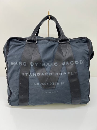 【中古品】【メンズ/レディース】 MARC BY MARC JACOBS マークバイマークジェイコブス AVIATOR 2WAY SHOULDER BAG 0225.51 アビエイター 2ウェイ ショルダーバッグ カバン 180-260815-kk-27-hon カラー：ネイビー 万代Net店