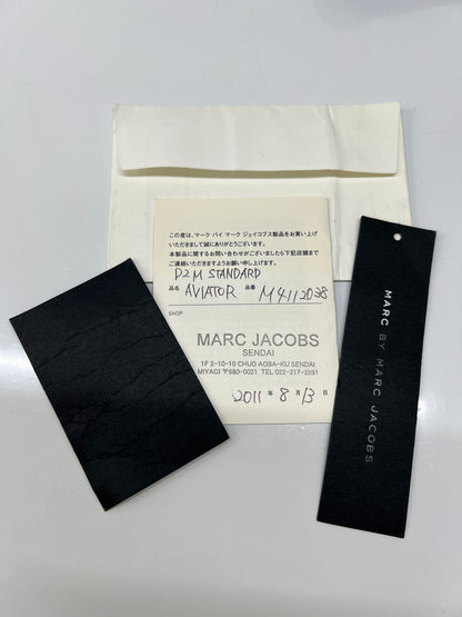 【中古品】【メンズ/レディース】 MARC BY MARC JACOBS マークバイマークジェイコブス AVIATOR 2WAY SHOULDER BAG 0225.51 アビエイター 2ウェイ ショルダーバッグ カバン 180-260815-kk-27-hon カラー：ネイビー 万代Net店