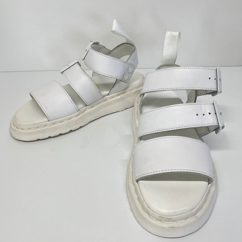【中古品】【レディース】 Dr.Martens ドクターマーチン GRYPHON AW006 グリフォン レザーストラップサンダル 靴 167-260807-kk-08-hon サイズ：UK 4 カラー：WHITE 万代Net店