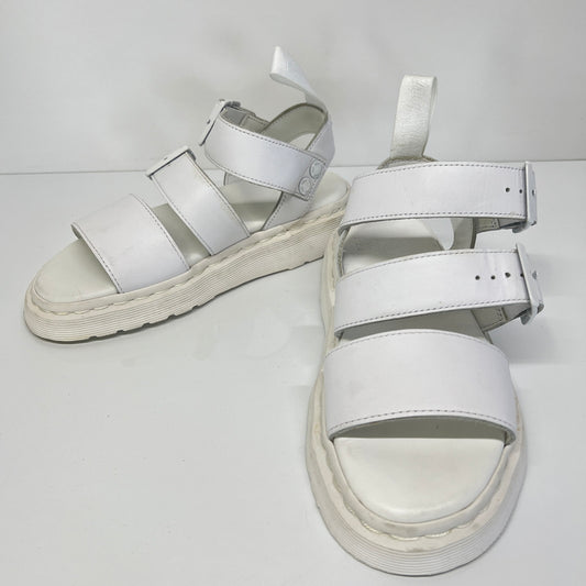 【中古品】【レディース】 Dr.Martens ドクターマーチン GRYPHON AW006 グリフォン レザーストラップサンダル 靴 167-260807-kk-08-hon サイズ：UK 4 カラー：WHITE 万代Net店