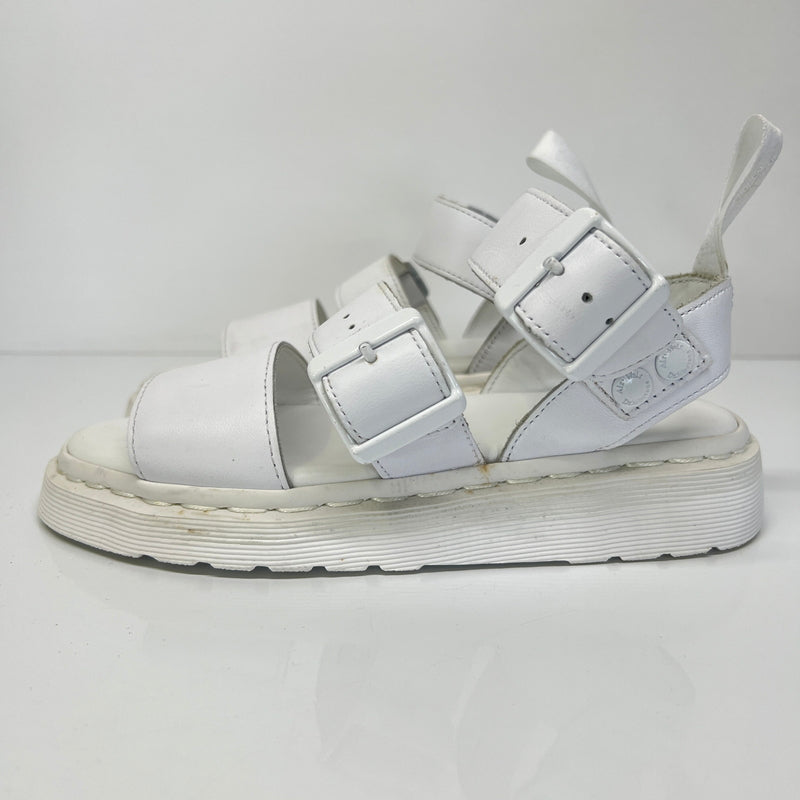 【中古品】【レディース】 Dr.Martens ドクターマーチン GRYPHON AW006 グリフォン レザーストラップサンダル 靴 167-260807-kk-08-hon サイズ：UK 4 カラー：WHITE 万代Net店