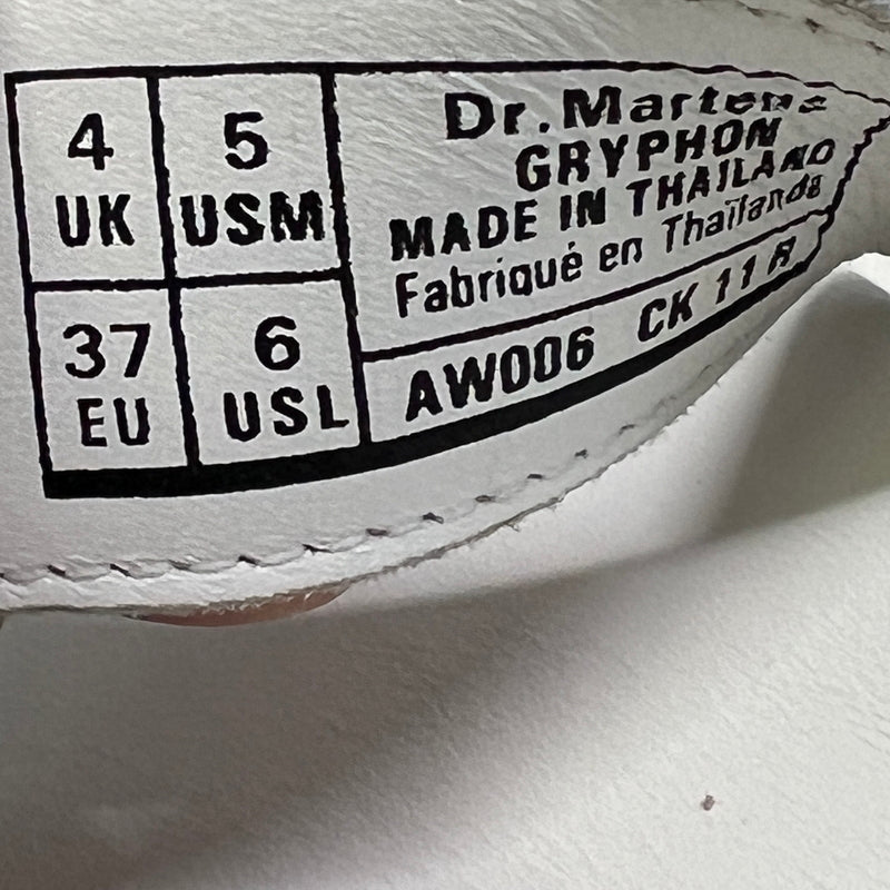 【中古品】【レディース】 Dr.Martens ドクターマーチン GRYPHON AW006 グリフォン レザーストラップサンダル 靴 167-260807-kk-08-hon サイズ：UK 4 カラー：WHITE 万代Net店
