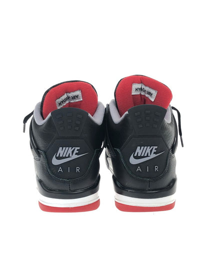 【中古品】【レディース】 NIKE ナイキ AIR JORDAN 4 RETRO GS FQ8213-006 エアジョーダン 4 レトロ スニーカー 靴 166-241212-SY-06-iwa カラー：BLACK/FIRE RED-CEMENT GREY-SUMMIT WHITE 万代Net店