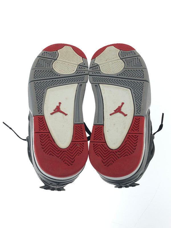 【中古品】【レディース】 NIKE ナイキ AIR JORDAN 4 RETRO GS FQ8213-006 エアジョーダン 4 レトロ スニーカー 靴 166-241212-SY-06-iwa カラー：BLACK/FIRE RED-CEMENT GREY-SUMMIT WHITE 万代Net店