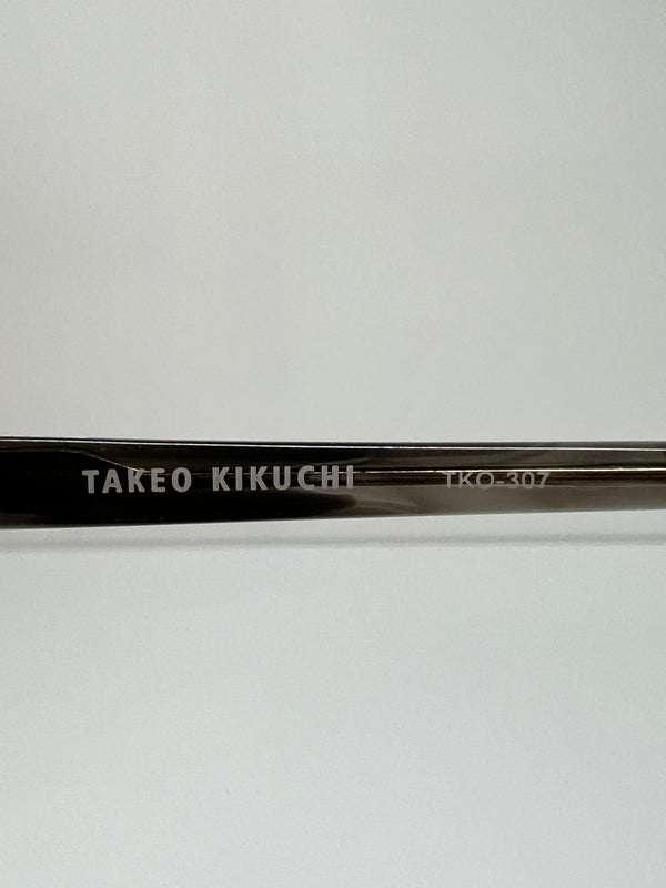 【中古品】【メンズ】 TAKEO KIKUCHI タケオキクチ TKO-307 ウエリントン型 眼鏡フレーム アイウェア アクセサリー 眼鏡市場オリジナルコレクション 203-260704-kk-12-hon カラー：クリアブラック 万代Net店