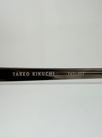 【中古品】【メンズ】 TAKEO KIKUCHI タケオキクチ TKO-307 ウエリントン型 眼鏡フレーム アイウェア アクセサリー 眼鏡市場オリジナルコレクション 203-260704-kk-12-hon カラー：クリアブラック 万代Net店