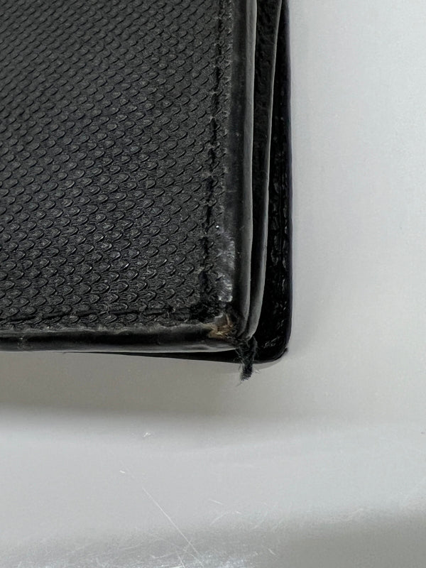 【中古品】【メンズ】 dunhill ダンヒル D-EIGHT L2LZ10Z 二つ折り長財布 服飾雑貨 ロングウォレット 201-260801-kk-34-hon カラー：BLACK 万代Net店
