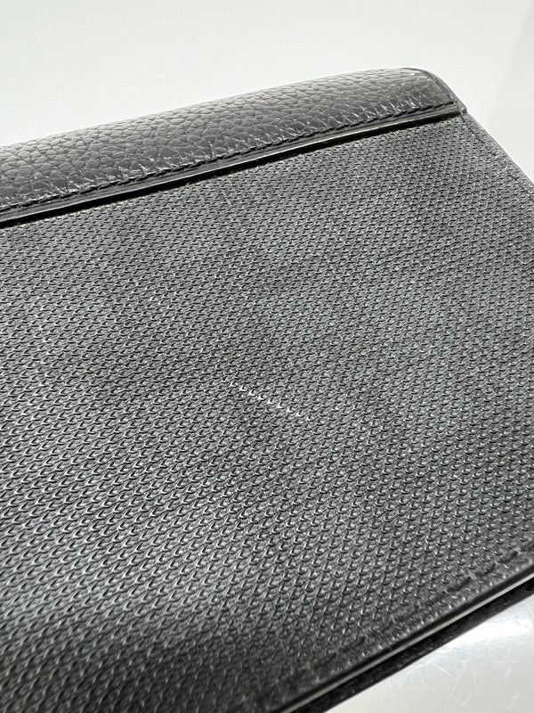 【中古品】【メンズ】 dunhill ダンヒル D-EIGHT L2LZ10Z 二つ折り長財布 服飾雑貨 ロングウォレット 201-260801-kk-34-hon カラー：BLACK 万代Net店