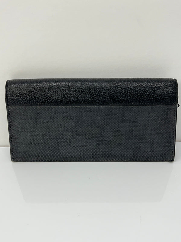 【中古品】【メンズ】 dunhill ダンヒル D-EIGHT L2LZ10Z 二つ折り長財布 服飾雑貨 ロングウォレット 201-260801-kk-34-hon カラー：BLACK 万代Net店
