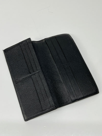 【中古品】【メンズ】 dunhill ダンヒル D-EIGHT L2LZ10Z 二つ折り長財布 服飾雑貨 ロングウォレット 201-260801-kk-34-hon カラー：BLACK 万代Net店