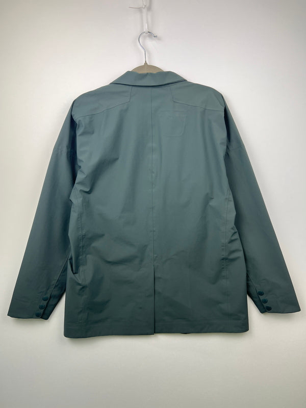 【中古美品】【メンズ】 ＋PHOENIX プラスフェニックス MONTE JACKET POO-22003 モンテジャケット ライトアウター ナイロンテーラードジャケット 144-260705-kk-15-hon サイズ：L カラー：グリーン 万代Net店