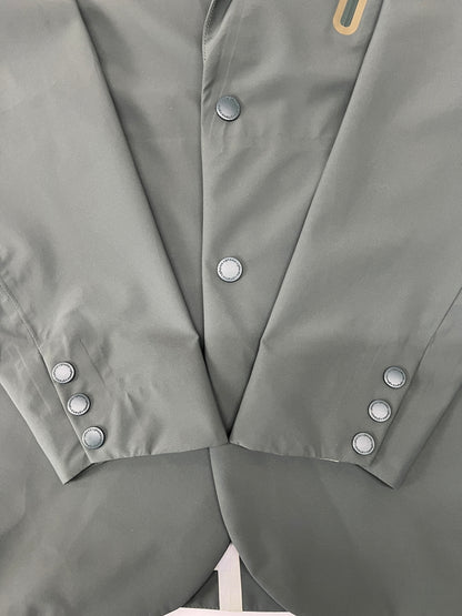 【中古美品】【メンズ】 ＋PHOENIX プラスフェニックス MONTE JACKET POO-22003 モンテジャケット ライトアウター ナイロンテーラードジャケット 144-260705-kk-15-hon サイズ：L カラー：グリーン 万代Net店