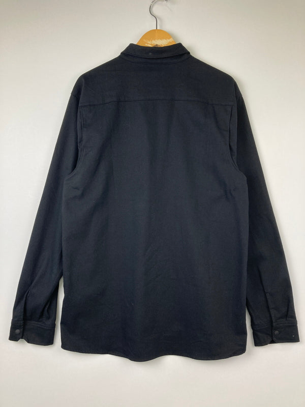 【中古品】【メンズ】 ROARK ロアーク DIABLO Long Sleeve Shirt RW452 ディアブロ ロングスリーブ シャツ トップス 142-260807-SH-09-hon サイズ：L カラー：ブラック 万代Net店