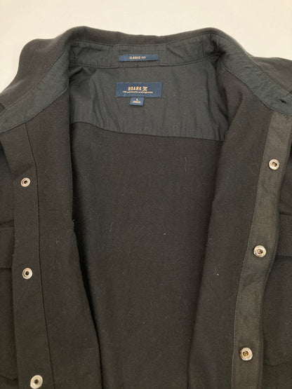 【中古品】【メンズ】 ROARK ロアーク DIABLO Long Sleeve Shirt RW452 ディアブロ ロングスリーブ シャツ トップス 142-260807-SH-09-hon サイズ：L カラー：ブラック 万代Net店