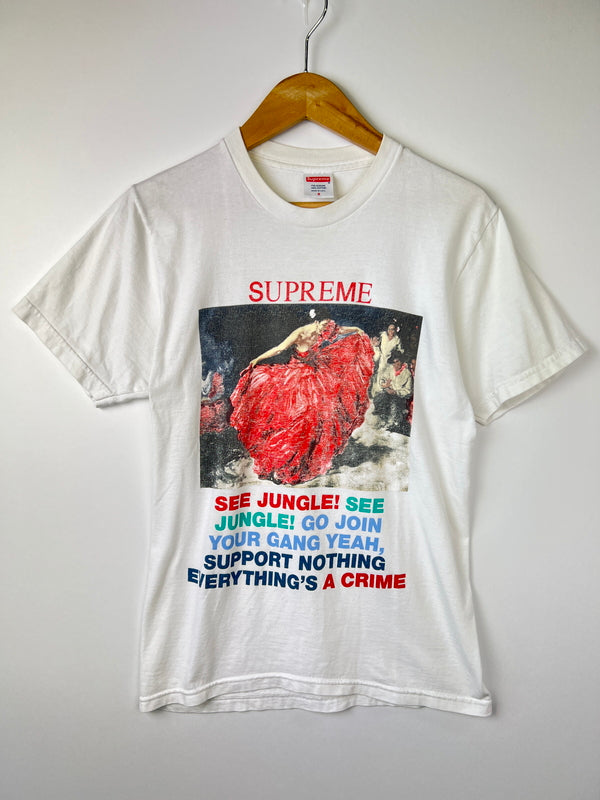 【中古品】【メンズ】 Supreme シュプリーム 16SS DANCER TEE ダンサーTシャツ 半袖 トップス 149-260801-kk-20-hon サイズ：S カラー：WHITE 万代Net店
