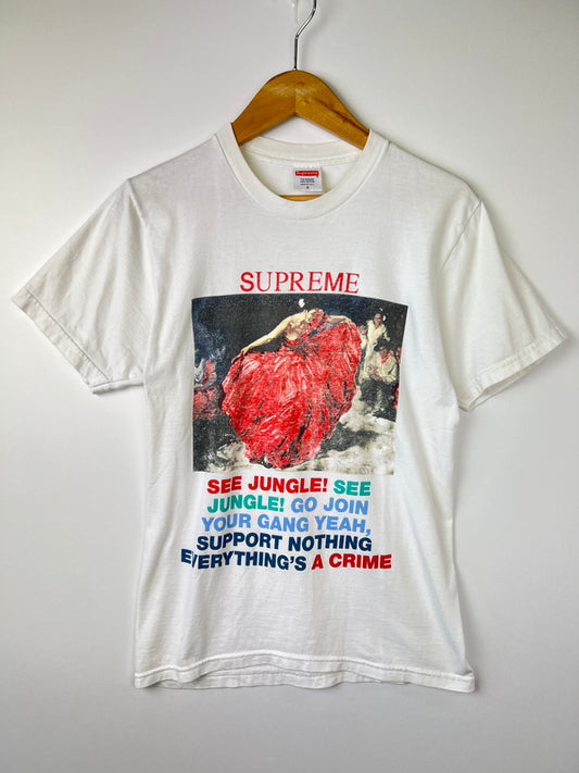 【中古品】【メンズ】 Supreme シュプリーム 16SS DANCER TEE ダンサーTシャツ 半袖 トップス 149-260801-kk-20-hon サイズ：S カラー：WHITE 万代Net店