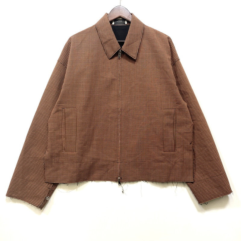 【中古品】【メンズ】 YOKE ヨーク CUT-OFF ZIP UP JACKET YK20SS0087B カットオフ ジップアップ ジャケット 140-260719-as-04-izu サイズ：S カラー：レッド系 万代Net店