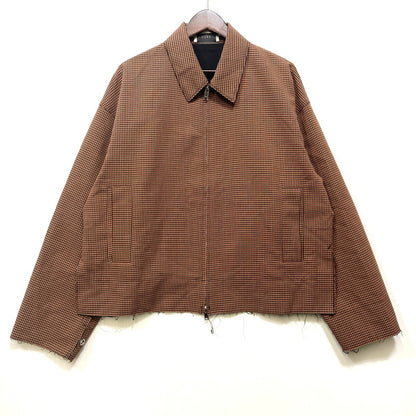 【中古品】【メンズ】 YOKE ヨーク CUT-OFF ZIP UP JACKET YK20SS0087B カットオフ ジップアップ ジャケット 140-260719-as-04-izu サイズ：S カラー：レッド系 万代Net店