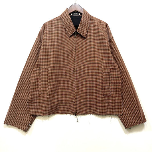 【中古品】【メンズ】 YOKE ヨーク CUT-OFF ZIP UP JACKET YK20SS0087B カットオフ ジップアップ ジャケット 140-260719-as-04-izu サイズ：S カラー：レッド系 万代Net店