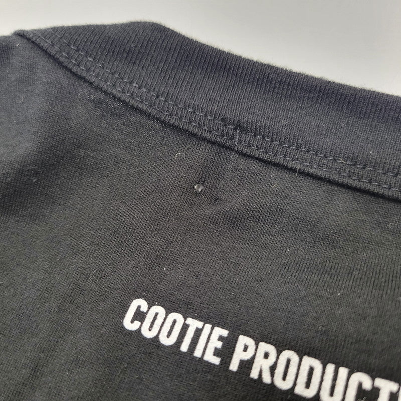 【中古品】【メンズ】 COOTIE PRODUCTIONS クーティープロダクションズ SUPIMA OVERSIZED CELLIE L/S TEE CTE-24S309 スーピマ オーバーサイズ セリー 長袖 Tシャツ 142-260718-as-25-izu サイズ：L カラー：ブラック 万代Net店