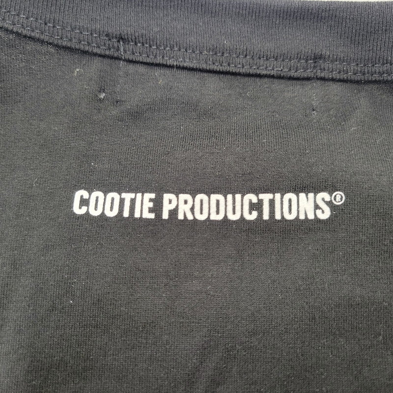 【中古品】【メンズ】 COOTIE PRODUCTIONS クーティープロダクションズ SUPIMA OVERSIZED CELLIE L/S TEE CTE-24S309 スーピマ オーバーサイズ セリー 長袖 Tシャツ 142-260718-as-25-izu サイズ：L カラー：ブラック 万代Net店