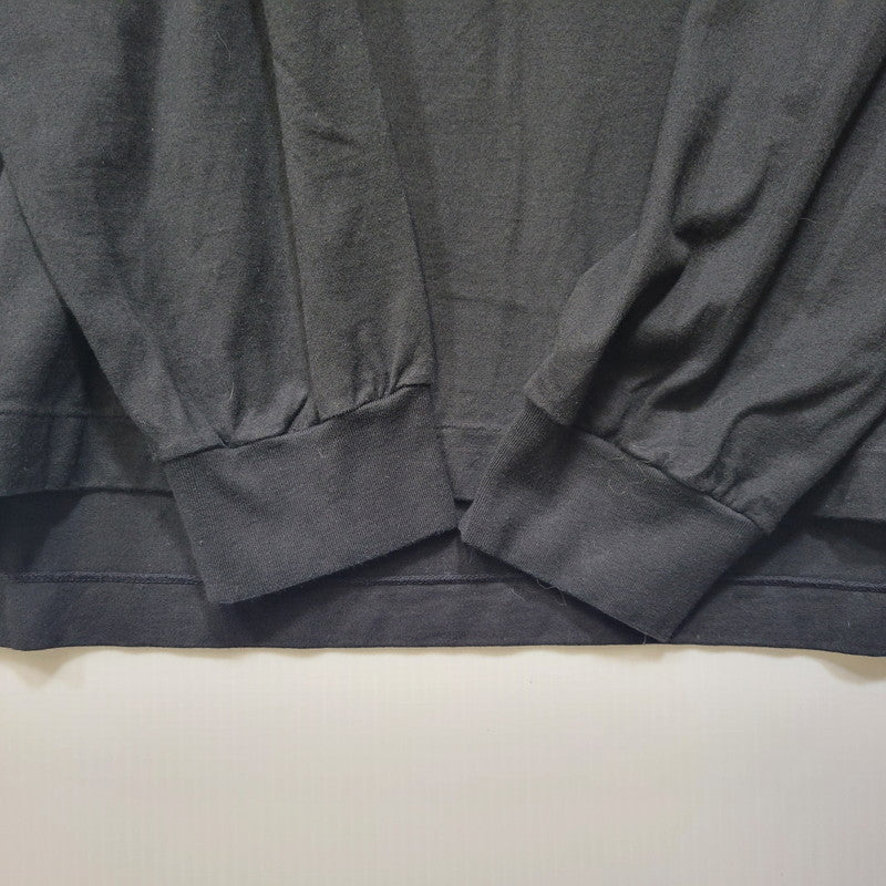 【中古品】【メンズ】 COOTIE PRODUCTIONS クーティープロダクションズ SUPIMA OVERSIZED CELLIE L/S TEE CTE-24S309 スーピマ オーバーサイズ セリー 長袖 Tシャツ 142-260718-as-25-izu サイズ：L カラー：ブラック 万代Net店