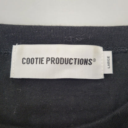 【中古品】【メンズ】 COOTIE PRODUCTIONS クーティープロダクションズ SUPIMA OVERSIZED CELLIE L/S TEE CTE-24S309 スーピマ オーバーサイズ セリー 長袖 Tシャツ 142-260718-as-25-izu サイズ：L カラー：ブラック 万代Net店