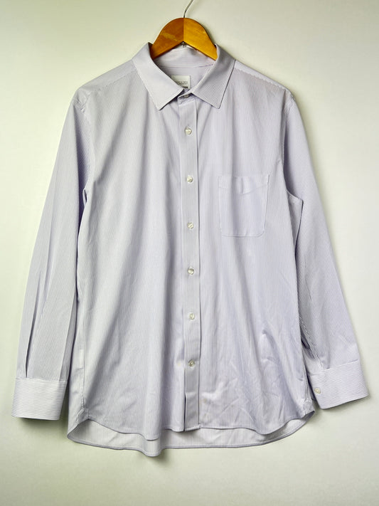 【中古品】【メンズ】 MACKINTOSH PHILOSOPHY マッキントッシュフィロソフィー TROTTER Shirt H1M29-317-33 トロッターシャツ トップス 147-260809-SH-24-hon サイズ：52 カラー：ライトパープル 万代Net店