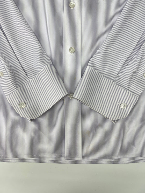 【中古品】【メンズ】 MACKINTOSH PHILOSOPHY マッキントッシュフィロソフィー TROTTER Shirt H1M29-317-33 トロッターシャツ トップス 147-260809-SH-24-hon サイズ：52 カラー：ライトパープル 万代Net店