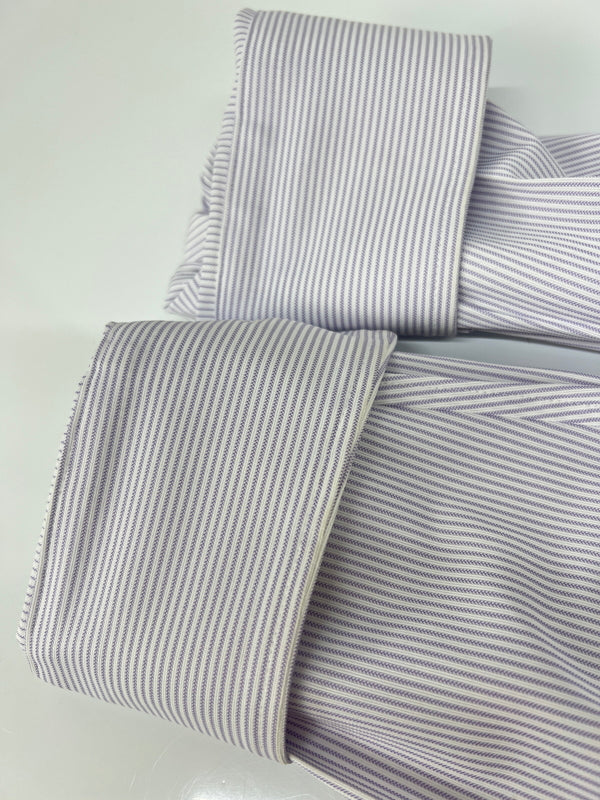 【中古品】【メンズ】 MACKINTOSH PHILOSOPHY マッキントッシュフィロソフィー TROTTER Shirt H1M29-317-33 トロッターシャツ トップス 147-260809-SH-24-hon サイズ：52 カラー：ライトパープル 万代Net店