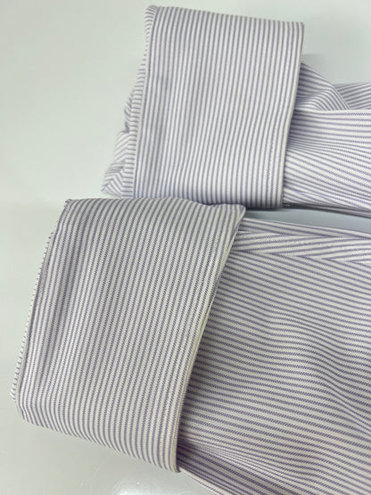 【中古品】【メンズ】 MACKINTOSH PHILOSOPHY マッキントッシュフィロソフィー TROTTER Shirt H1M29-317-33 トロッターシャツ トップス 147-260809-SH-24-hon サイズ：52 カラー：ライトパープル 万代Net店