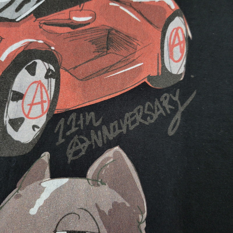 【中古品】【メンズ】 SPYDER スパイダー × INAGAWA JUN イナガワ ジュン SPECIAL COLLABORETION 11TH ANNIVERSARY TEE アニバーサリー Tシャツ トップス 147-260716-kh-25-izu サイズ：L カラー：ブラック 万代Net店